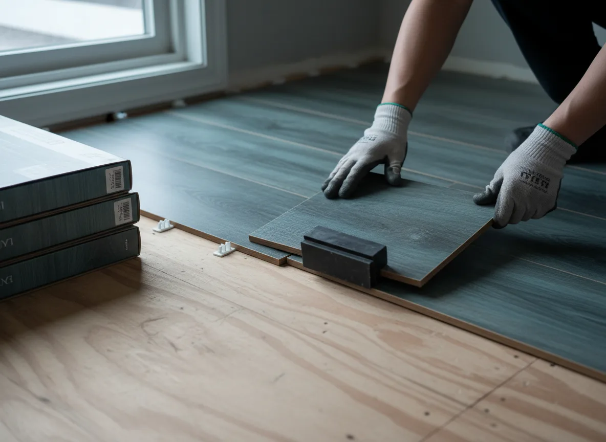Luxury Vinyl Plank Installation company in Cement City, MI